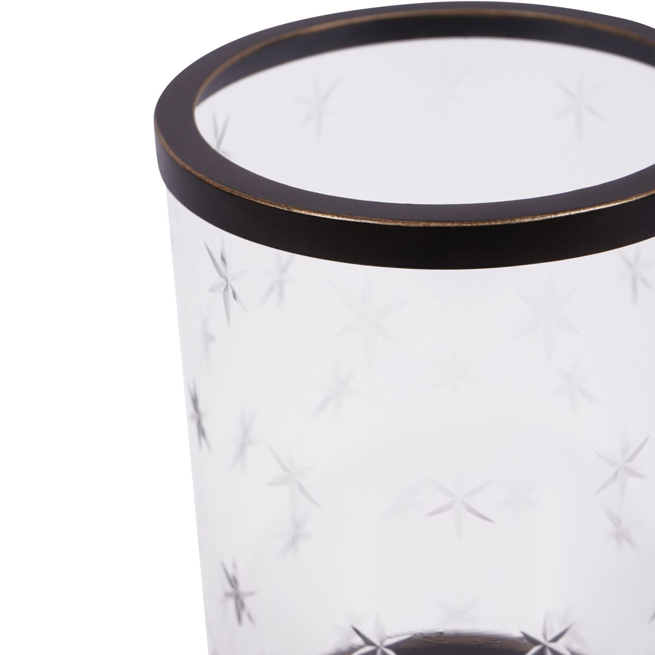 Laura Ashley Dark Bronze Cleverton Hurricane Candle Holder Lamp | Medium